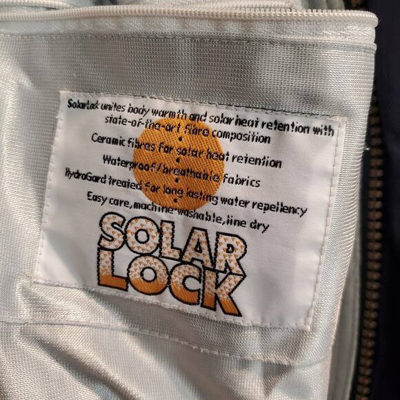 Vtg Boulder Gear Ski Suit One-Piece Softshell Solar Lock 80’s Unisex L Metallic - Picture 7 of 16